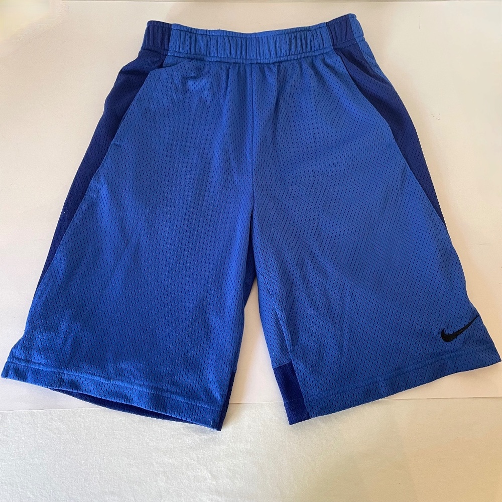 Nike Blue Basketball Athletic Shorts Youth Large